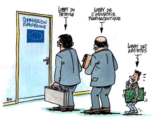 Les artistes en Europe