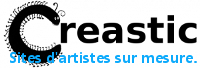 Créastic, réalisation de sites d'artistes