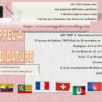 Exposition Galerie itinérante  ART TRIP / À  International Art Gallery