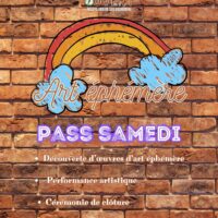 Art éphémère : pass samedis