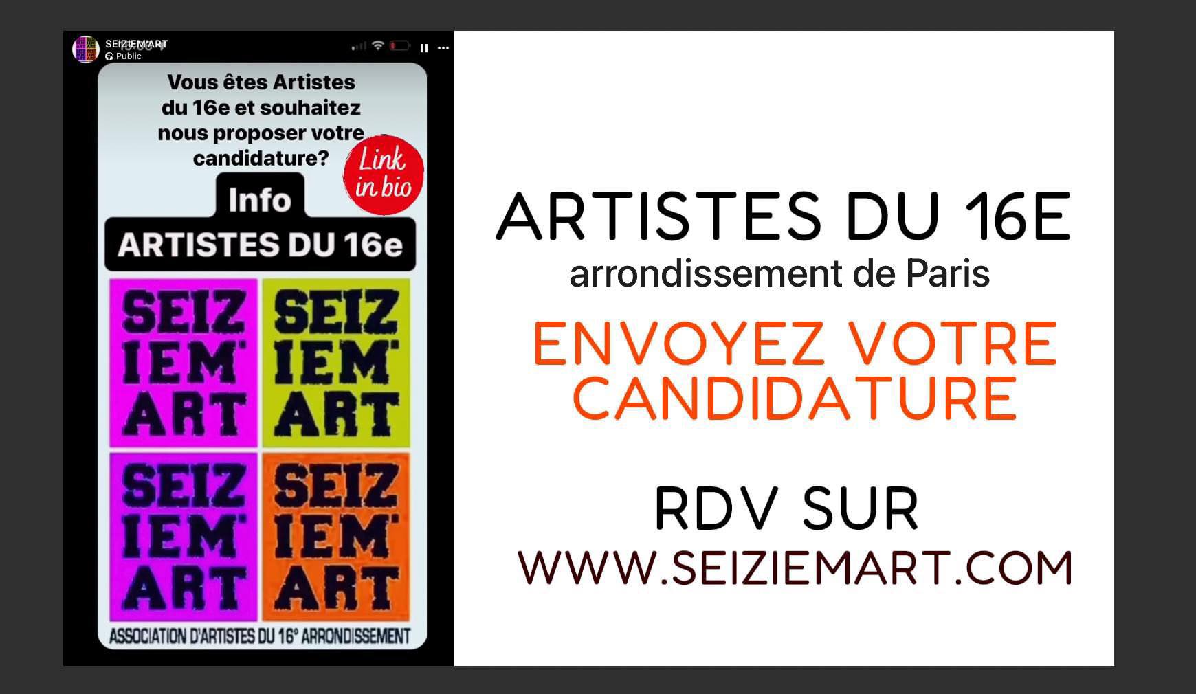 ARTISTES DU 16E ARR PARIS EXPOSITION COLLECTIVES ET PORTES OUVERTES