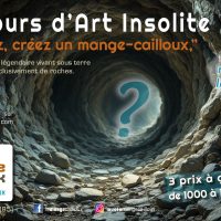 Concours d'art isolite : "Imaginez, créer un mange-cailloux."