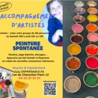 Ateliers PEINTURE SPONTANÉE Dépasser routine, limites pour Grandir & Rayonner