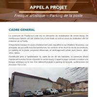 Appel à projet fresque Pouilly sur Loire