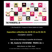 Appel Candidatures  EXPOSITION COLLECTIVE ARTS PLASTIQUES  26 05 25 01 06 25 Galerie Vivienne 75002