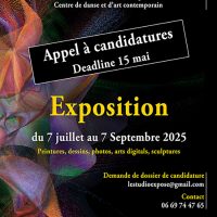 Appel aux artistes :  Expo 2025 Aix-enProvence ( Deadline 15 Mai)