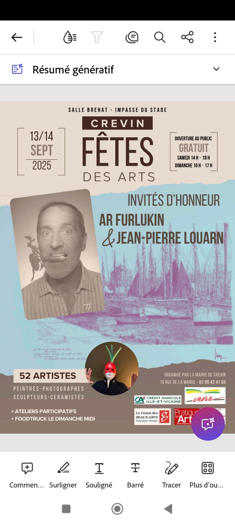 Crevin 35320 – Fête des arts