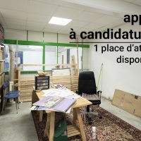 1 place d'atelier pour plasticien·ne