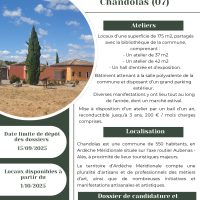 Mise à disposition de 2 ateliers - Commune de Chandolas (Ardèche)