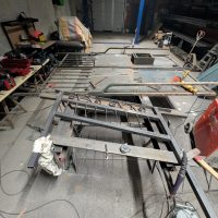 Espace de travail Métallier, soudure, coupe, poncage, peinture.