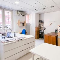 2 Postes de travail dans atelier Porte des Lilas-Pré St Gervais (poste + accès espace atelier/studio