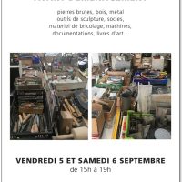 VENTE DE MATERIEL D'ARTISTE (SCULPTEUR) Les 5 ET 6 Septembre 2025 Montreuil de 15h à 19h