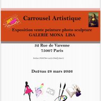 Appel a candidature  GALERIE MONA  LISA  32 Rue de Varenne 75007 Paris    Du24au 28 mars 2026