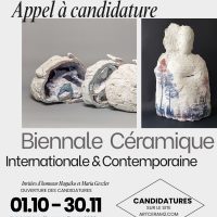 Appel à Candidature : Biennale Céramique ArtCeram2