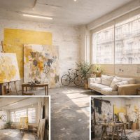 Atelier d'artiste à louer à Paris 16, 45m2