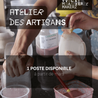 1 poste artisan disponible Villette Makerz