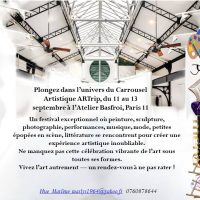 Appel a candidature Atelier Basfroi Paris 11 Les 11/12/13 Septembre 2026