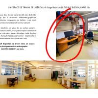 Bureau pour graphiste, architecte ou scénographe