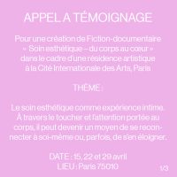 APPEL A TEMOIGNAGE/ COURT-METRAGE/ Profil recherché: Femmes, tous âges et toutes origines confondues
