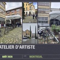 Août 2026 / LOCATION TEMPORAIRE D’ATELIER D’ARTISTE / PARIS-MONTREUIL