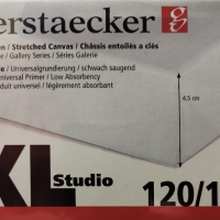 vend 2 toiles emballées XL 120/120 serie Galerie Gerstaecker coton
