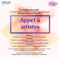 Appel à artistes : Galerie d'exposition Buzz'ART