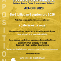 Incontournable Aix-off 2026 : La galerie du Faubourg est à vous !