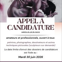 APPEL A CANDIDATURE EXPO 18 SEPTEMBRE- 14 OCTOBRE 2026 LE PERREUX SUR MARNE