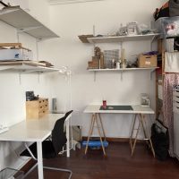 Emplacement libre dans atelier d'artiste partagé