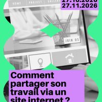 Formation - Comment partager son travail via un site internet ?