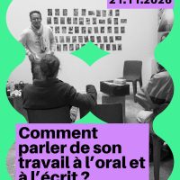 Formation - Comment parler de son travail à l'oral et à l'écrit ?