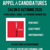 l'association vent des arts lance un appel à candidature pour son salon d'automne