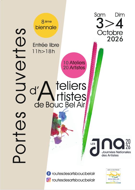 Les Journées Nationales des Artistes 2026 – 2, 3 et 4 Octobre