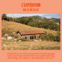 L’Expédition près de Lyon : 5 jours pour structurer son activité artistique