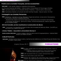 Assistante d'artistes