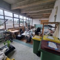 Espace dans un atelier de création partagé