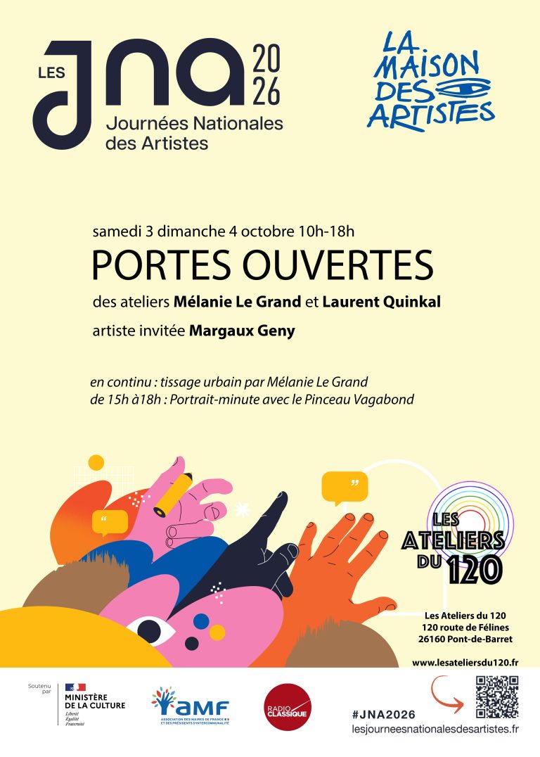 Les Ateliers du 120  – Tissage urbain – work in progress par Mélanie Le Grand