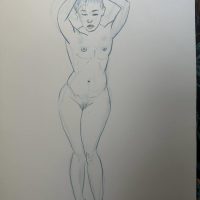 Proposition d'atelier modèle vivant pose longue