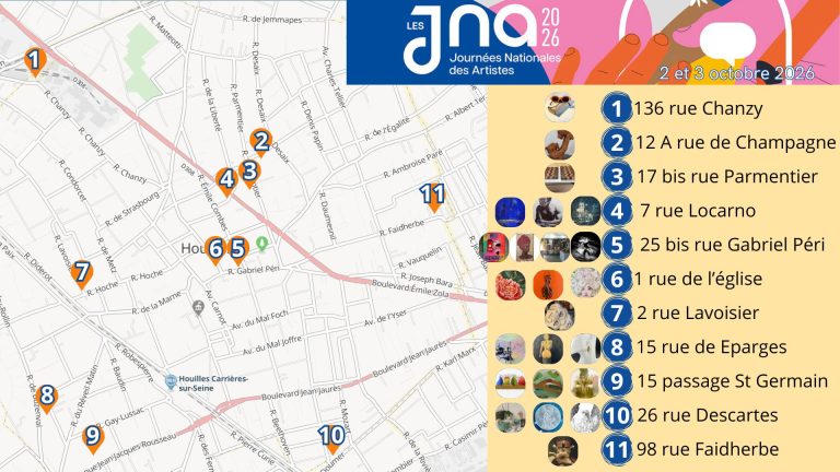 Les Journées Nationales des Artistes 2026 – 2, 3 et 4 Octobre
