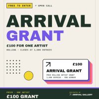 Arrival Grant – Bourse tournante gratuite de £100
