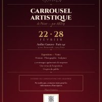 Exposition collective 20 artistes ATELIER GUSTAVE Paris 14 du 22 au 28 février 2027